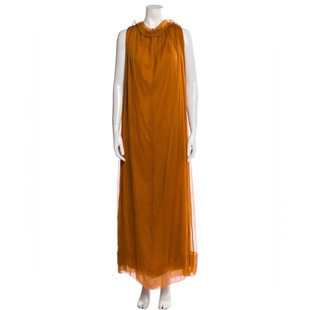 Rodebjer
Chic Sleeveless Orange Maxi Dress - Picture 1 of 3